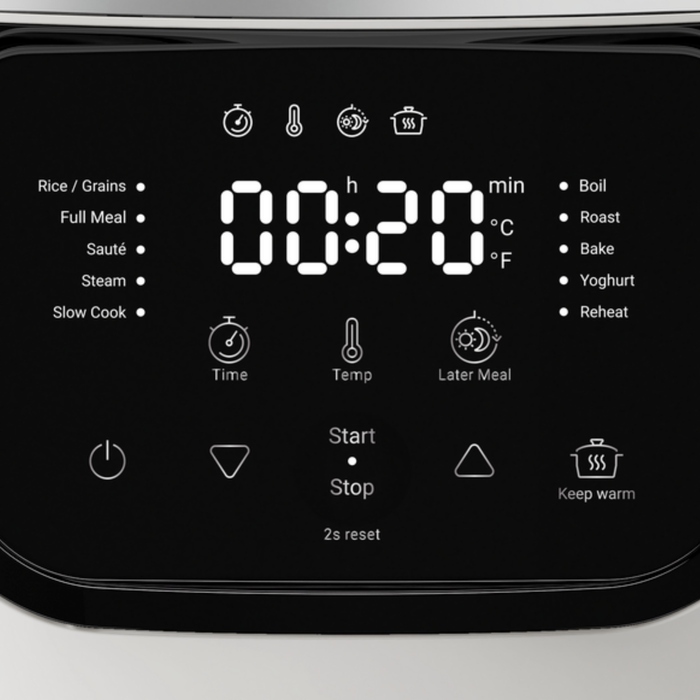 Мультиварка-рисоварка Tefal Basic MY700B, 6 л, 10 програм, електрична каструля