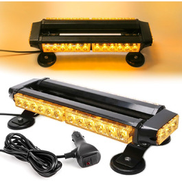 Світлодіодний проблисковий маяк ROUTEKING 30 LED, жовтий, для вантажівок і тракторів, аварійна сигнальна лампа для безпеки транспорту