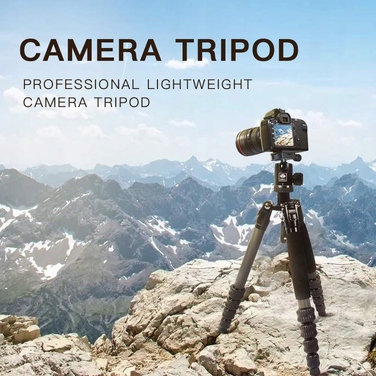 Подорожній карбоновий штатив 139 см з алюмінієвою головкою