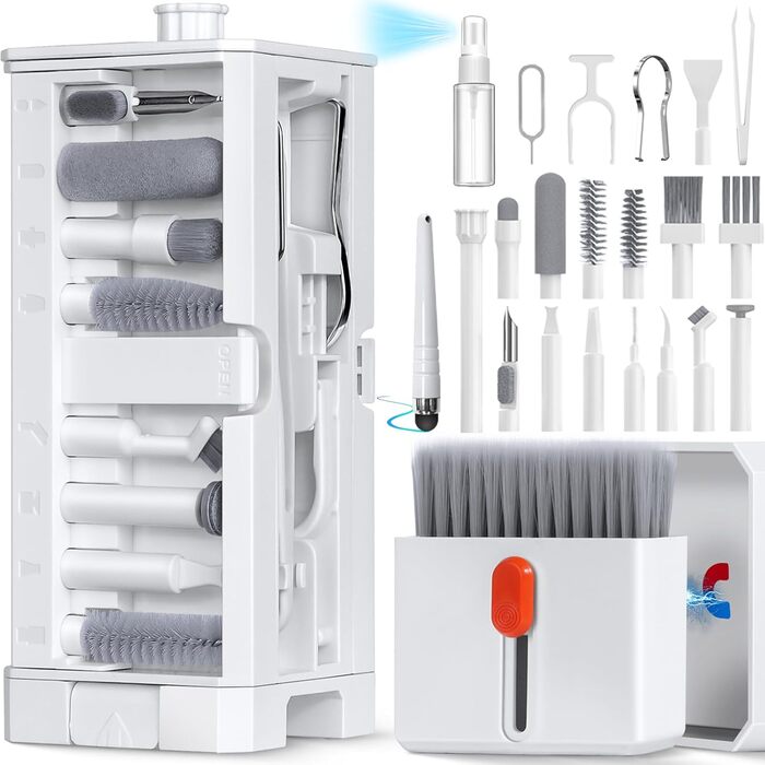 Набір для чищення Inesore 32-в-1: для AirPods Pro 3, MacBook, iPad, телефону, камери та монітора