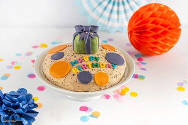 Форма для випічки Dr. Oetker DieMaus, Ø 26 см, сталева, з антипригарним покриттям (помаранчевий/кремовий)