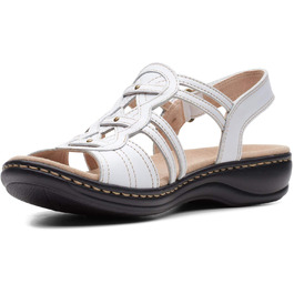 Сандалі Clarks Leisa Janna жіночі шкіряні білі, розмір 39.5 EU