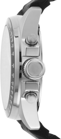 Годинник Fossil Decker для чоловіків, кварцовий хронограф з шкіряним ремінцем (чорний та сірий)