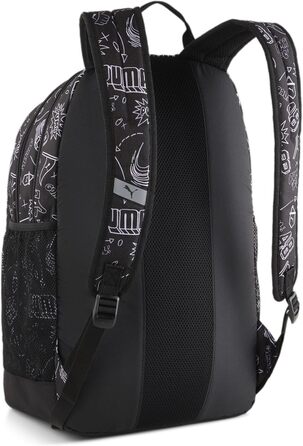 Спортивний рюкзак Puma Academy для унісекс, чорний з графічним принтом Puma Black-b&w Graphic AOP