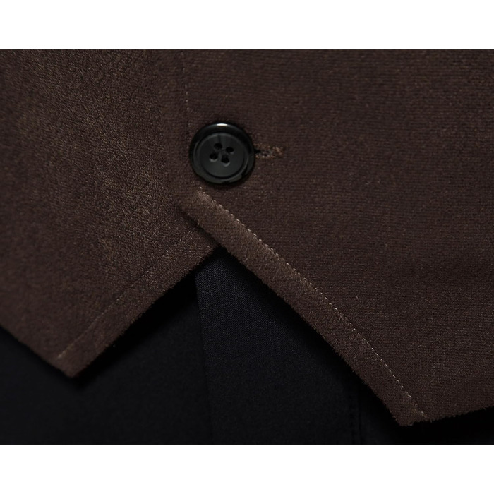 Чоловіча жилетка, формальна, без рукавів, V-подібний виріз, замша, бізнес-жилетка XL, колір кава