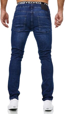 Чоловічі джинси Merish Slim Fit Stretch Denim 9148-2100 (38W/34L, темно-сині)