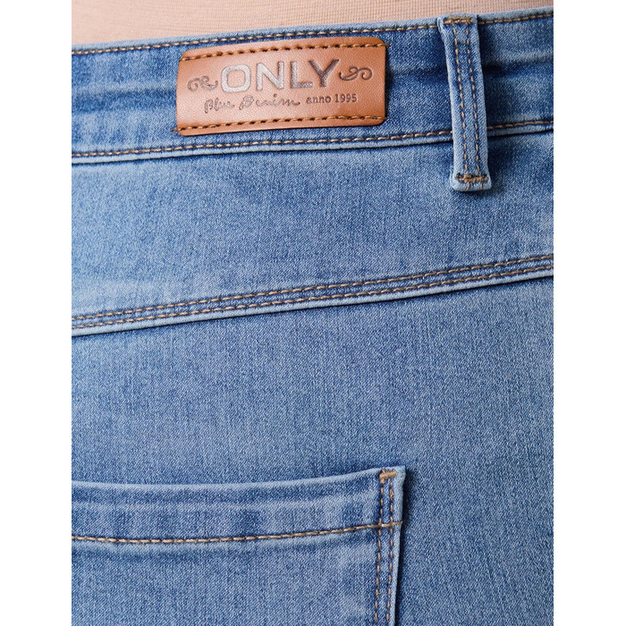 Жіночі скінні джинси ONLY (M / 32L, світло-блакитний, вибілений денім)