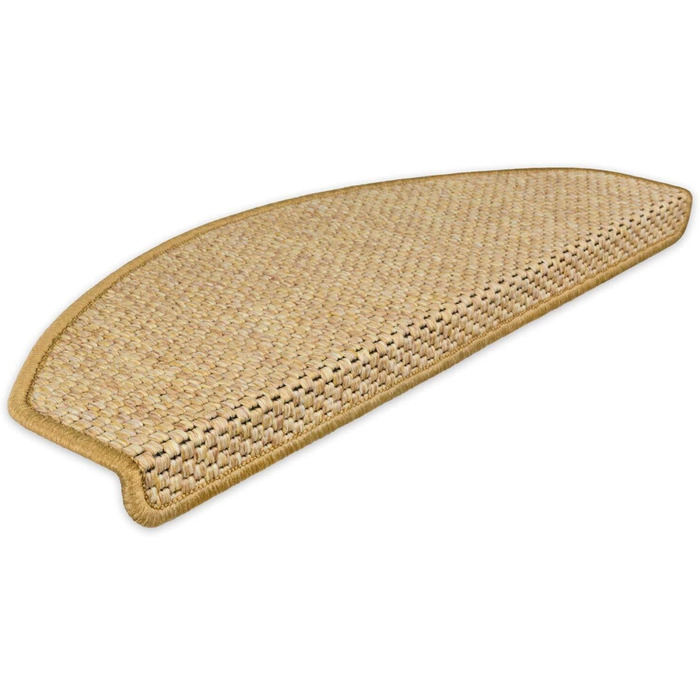 Ступінчасті килимки Kettelservice-Metzker Göteborg: напівкруглі, різні комплекти, 65x24x4 см, колір - кукурудза, 14 шт.