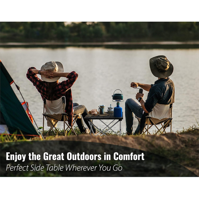 Trekology Стіл для кемпінгу: легкий, складаний, портативний, чорний Obsidian