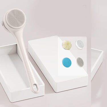 Electric bath brush, multi-brush head, cleaning tool, multifunctional, handheld, household, rechargeable bath brush, toiletries