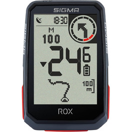 Велокомп'ютер SIGMA SPORT ROX 4.0 з кріпленням, чорний, базова комплектація