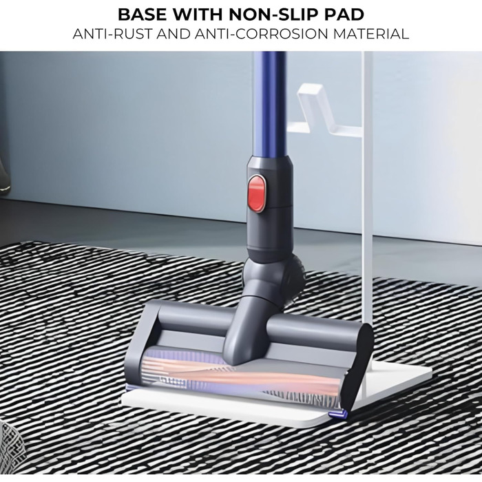 Підставка для пилососів Dyson: V15, V12, V11, V10, V8, V7, V6, DC58, DC59, DC62, DC74. Органайзер та рамка для зберігання.