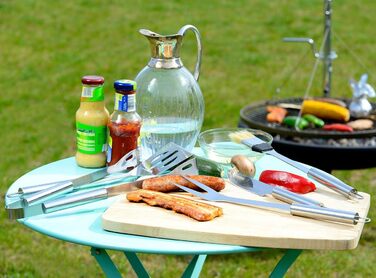 Набір для гриля Rosenstein & Söhne: нержавіюче гриль-посуд в алюмінієвому кейсі