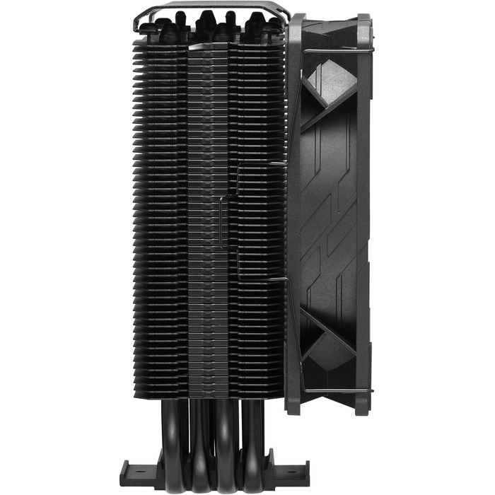 Cooler Master Hyper 212 Black - кулер для CPU з RGB підсвічуванням, LGA1700 & AM5, чорний, з 4 heatpipes