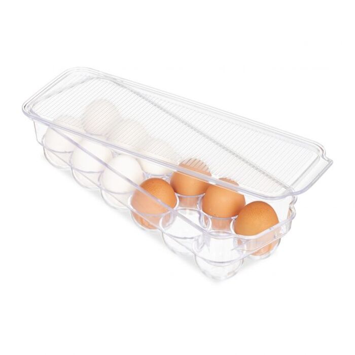 Relaxdays Refrigerator Egg Box - 12 Eggs