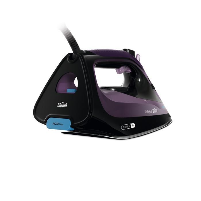 Парова праска Braun TexStyle 9 SI9661VI FreeGlide 3D, 250 г/хв