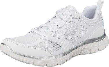 Кросівки Skechers Flex Appeal 4.0 Active Flow для жінок, 40 EU, білі, шкіра та сітка
