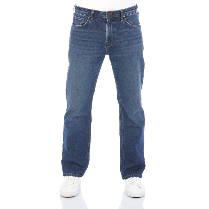 Чоловічі джинси LTB PaulX Straight Fit - сині та чорні, еластичні, розміри 28-40