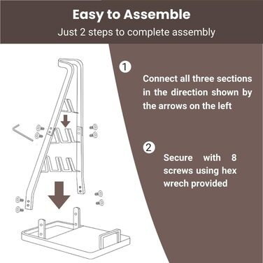 Підставка для пилососа без свердління, металева стійка для пилососа, сумісна з V6 V7 V8 V10 V15 та іншими моделями. Підходить для більшості вертикальних пилососів (чорний)