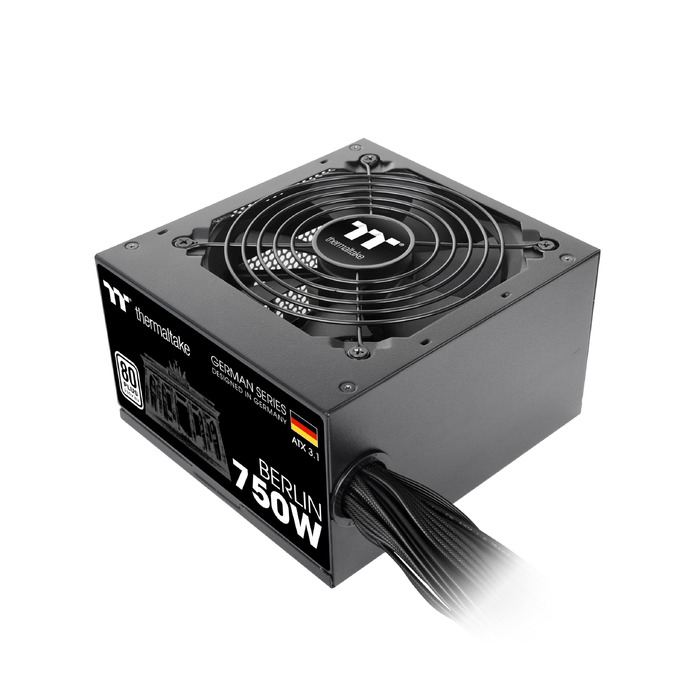 Блок живлення Thermaltake Hamburg German Series 750W, ATX 3.1, PCIe 5.1, 80 Plus White, низький рівень шуму
