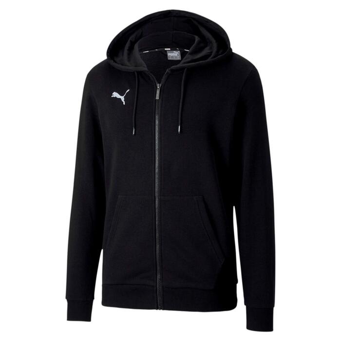 Чоловіча толстовка з капюшоном Puma teamGOAL 23 Casuals, чорна, розмір 3XL