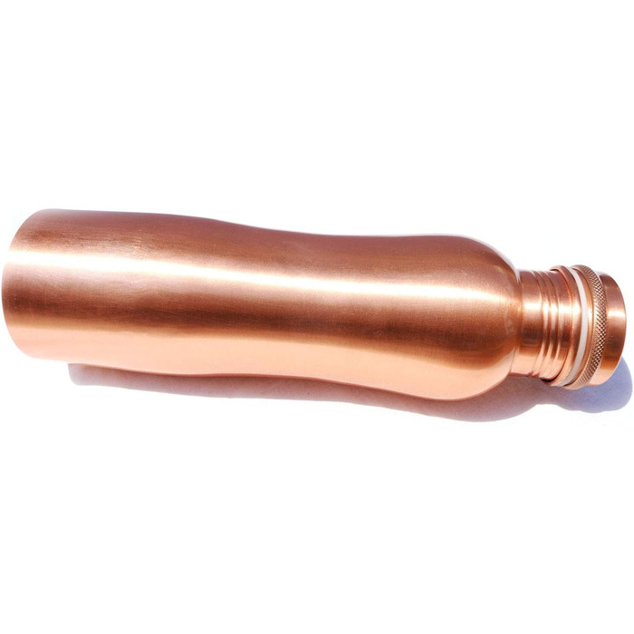 Copper water bottle with diamond cut design, leak-proof, Ayurvedic drinking vessel, copper vessel for sports, gym, outdoors, yoga (Design 3)