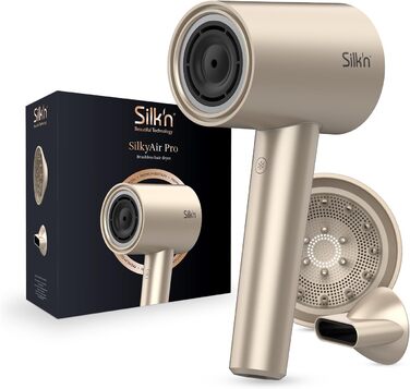 Фен Silk'n SilkyAir Pro з безщітковим мотором та іонізацією - Champagner Edition