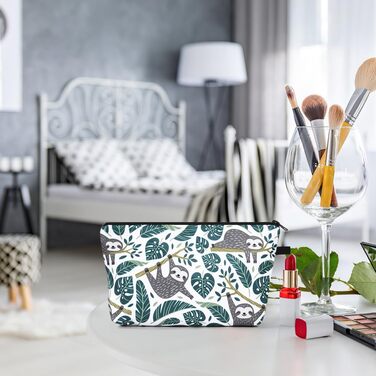 Набір косметичних сумок з тканнини, 4 шт. – для подорожей, макіяжу, косметики. Органайзер для косметики, різнокольоровий.