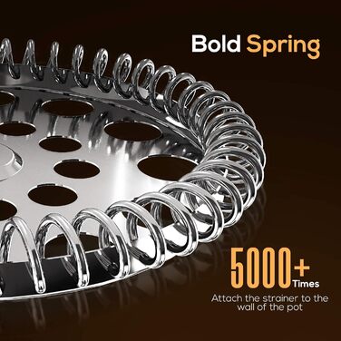 Френч-прес KICHLY 1000 мл (600 мл) - чорний, з нержавіючої сталі, для приготування кави