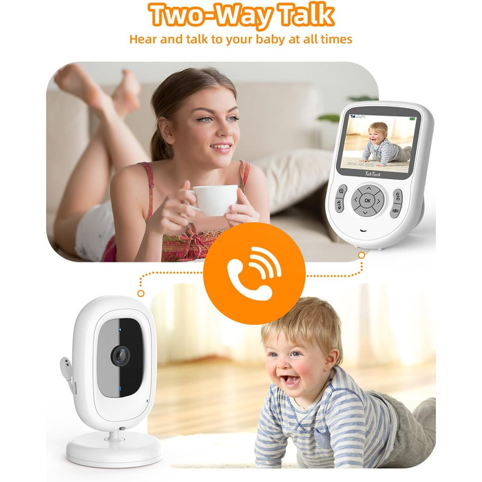 Дитячий відеоняня TakTark з камерою, 2.8