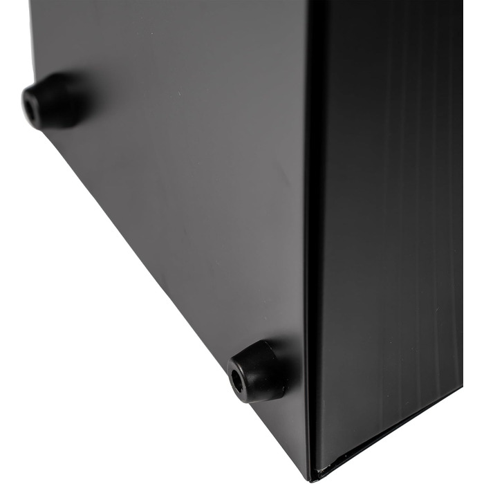 Бак для хліба з бамбука та металу, чорний | Бак для хліба, контейнер для хліба