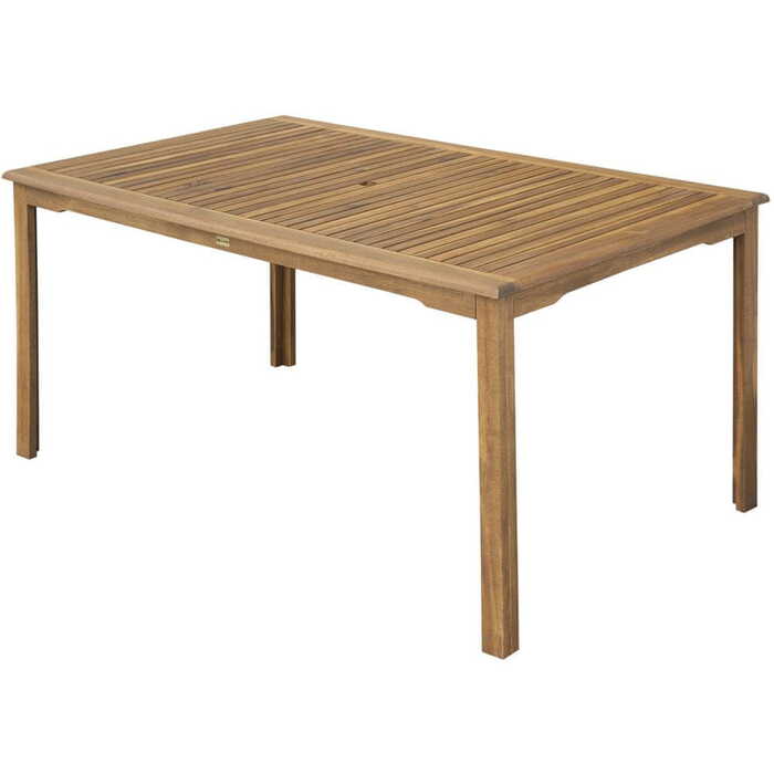Садовий стіл Fieldmann FDZN 4002-T, акацієве дерево, прямокутний, 150x90x75 см