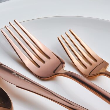 Karaca Jupiter 60-Piece Cutlery Set for 12 People, 18/10 Stainless Steel Cutlery Set, Dishwasher Safe, Perfect for Everyday Use, Premium Quality