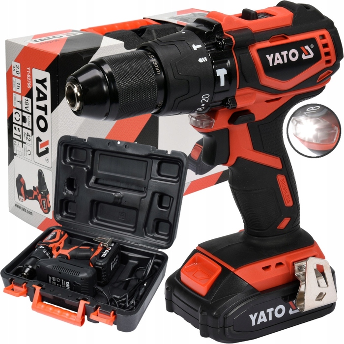 Акумуляторний шурупокрут Yato 18 V YT-82796