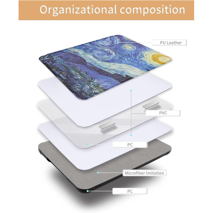 Чохол WALNEW для Kindle Paperwhite 7 (2024) та Kindle Colorsoft Signature Edition (2023) - тонкий, з авто-вимиканням, дизайн 