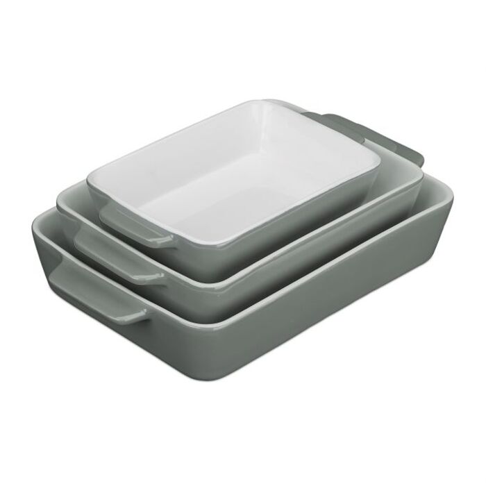 Relaxdays Set of 3 Casserole Dishes