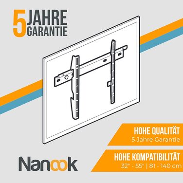 Настінне кріплення для телевізора Nanook 32-55