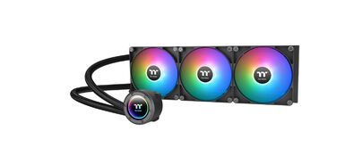 Система водяного охолодження Thermaltake TH280 V2 Sync AIO з дзеркалом Infinity, 2x CT140 PWM, 420 мм, RGB (Black)