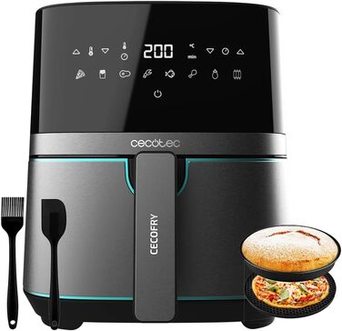 Фритюрниця Cecotec Cecofry Full InoxBlack 5500: 5.5 л, 1600 Вт, 8 режимів, PerfectCook, сталь