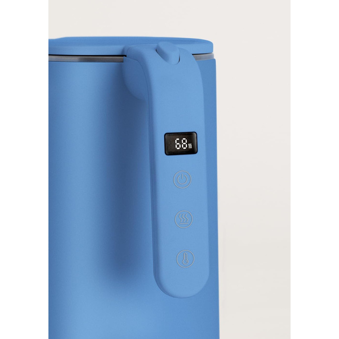 Електричний чайник CREATE STUDIO PRO 1 л з регулюванням температури, підігрівом, кабелем та автовимкненням (Кобальтовий)