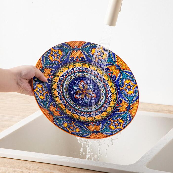 Набір тарілок Vancasso 6 шт. для мюслі, супу, салату, рамену, десерту, пасти, корнфлейкс (6x 840 мл)