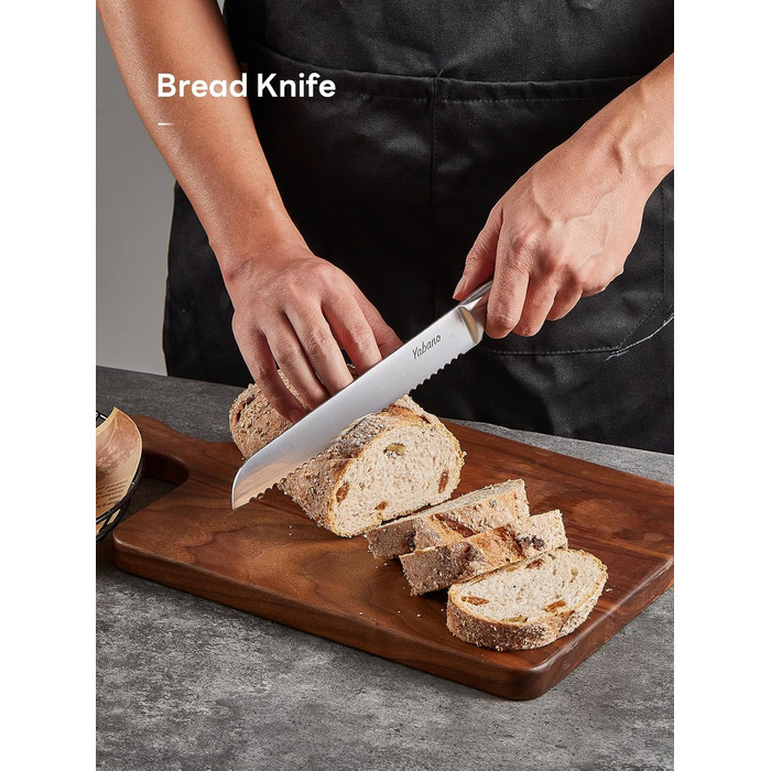 Набір кухонних ножів Messerblock Set: 7 ножів, шкарпетка, точилка, нержавіюча сталь