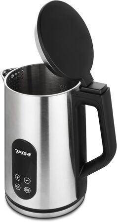 Електричний чайник Trisa Digital Boil з регулюванням температури 1.7л, нержавіюча сталь, з LED-дисплеєм та функцією підтримання тепла 4год