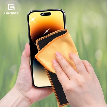 Серветки для прибирання з мікрофібри Eco-Fused (5 шт.) - двосторонні - для смартфонів, телевізорів, планшетів, ноутбуків, об'єктивів камер