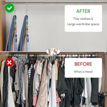 Housolution Плечики для штанів металеві, 35 см, 4 шт., чорні, з антиковзким покриттям для одягу, шарфів, краваток