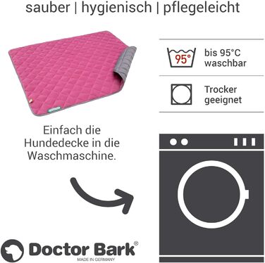 Підстилка для собак Doctor Bark: флісова двостороння підстилка для великих собак. Міцна, м'яка, легко періть до 95°C. Підходить для дому та вулиці (Бежевий/Зелений). Розмір XL (120x100 см), також у кольорі Рожевий/Світло-сірий