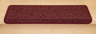 Ступінчасті килимки Kettelservice-Metzker Monza Бордовий, набір 14 шт. (різні варіанти та кольори)