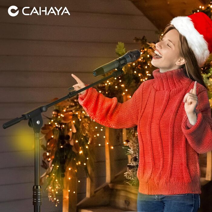 Підставка для мікрофона 2-в-1 з кабелями та сумкою, CY0311 – для вокалу, сцени, конференцій та презентацій