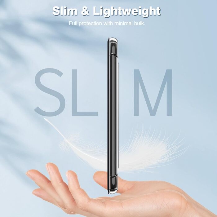 Чохол Fintie для Kindle 6 (11 покоління) 2024/2022, прозорий, TPU, з авто-активацією сну/пробудження, для Kindle Basic 2024, чорний