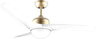 Стельовий вентилятор Cecotec EnergySilence Aero 470 106 см з пультом, 3 швидкості, чорний + Зимовий режим (132 см, золото-білий)